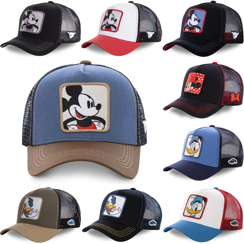 Street Fashion Baggy - Kawaii Mickey Trucker Cap Mesh Back