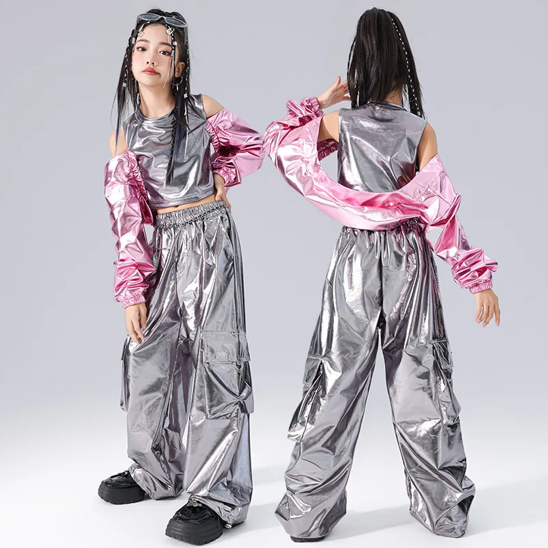 Street Fashion Outfit Girl - Girls Jazz Dance Costumes Kids Stretchy