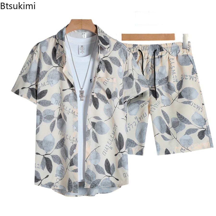 Street Summer Fashion - 3D Printed Men's Short Sleeved Shirt
