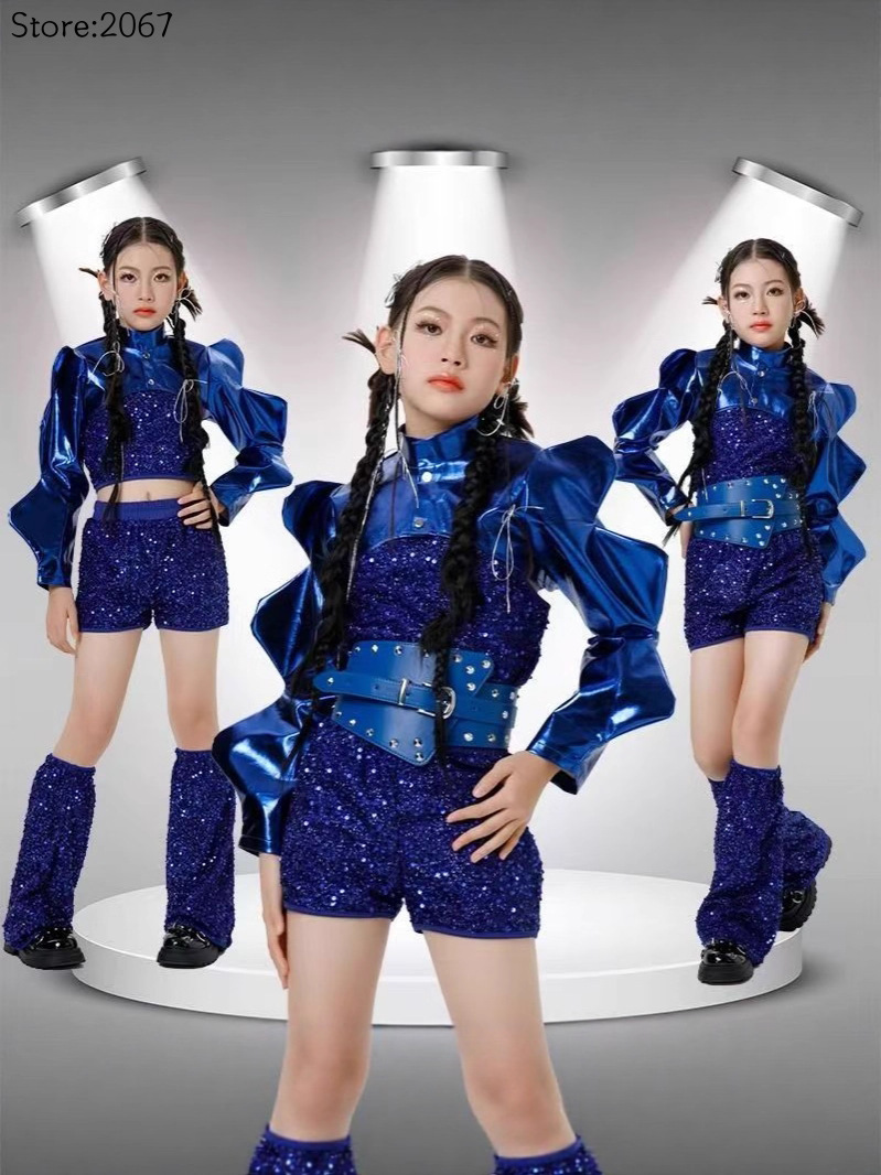 Street Fashion Outfit Girl - Jazz Dance Outfits Sequin Costume Hipster
