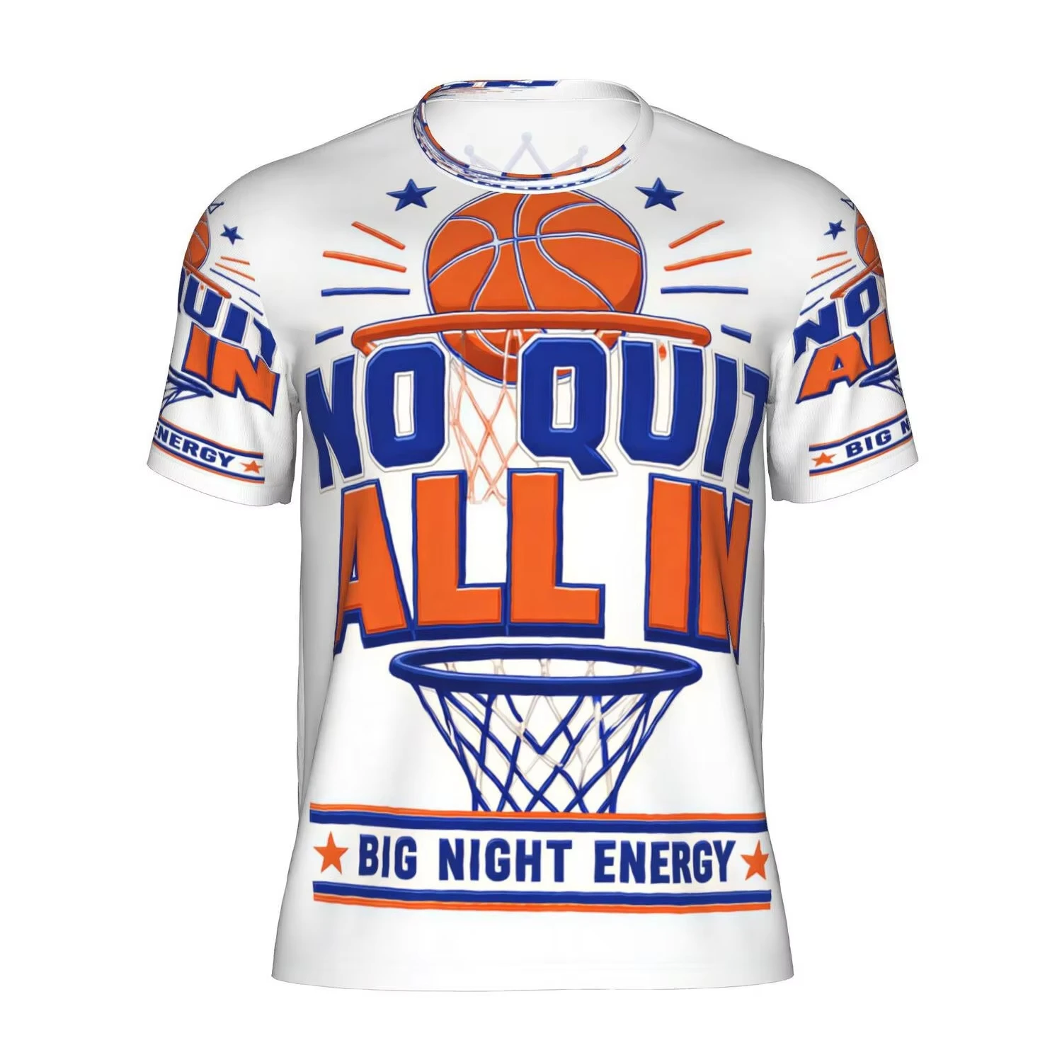 Street Fashion Of New York - New York Basketball Printing Short Sleeve