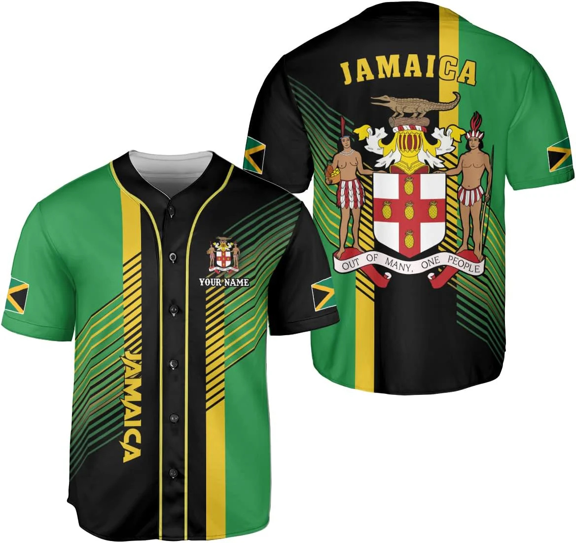 Personalized Name Jamaica Desi - đánh giá và giá Street Fashion Jersey