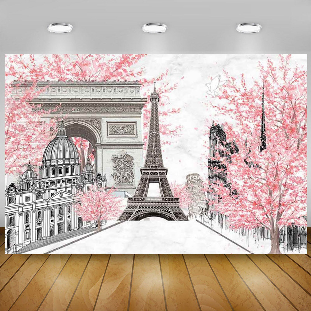 Fashion Pink Paris Eiffel Towe - đánh giá và giá Street Fashion Events
