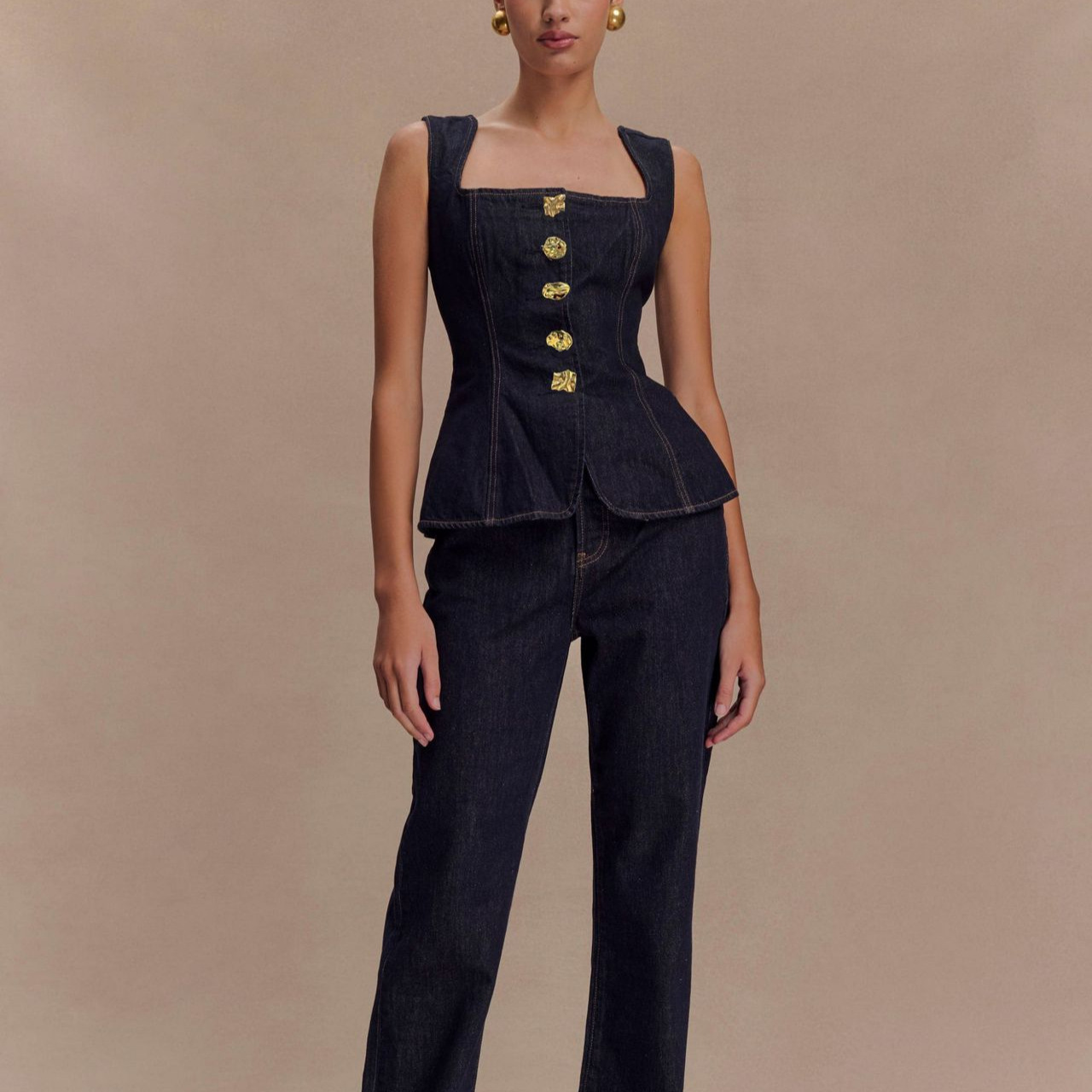 Summer Denim Pant Sets Women 2 - đánh giá và giá Street Fashion Baggy