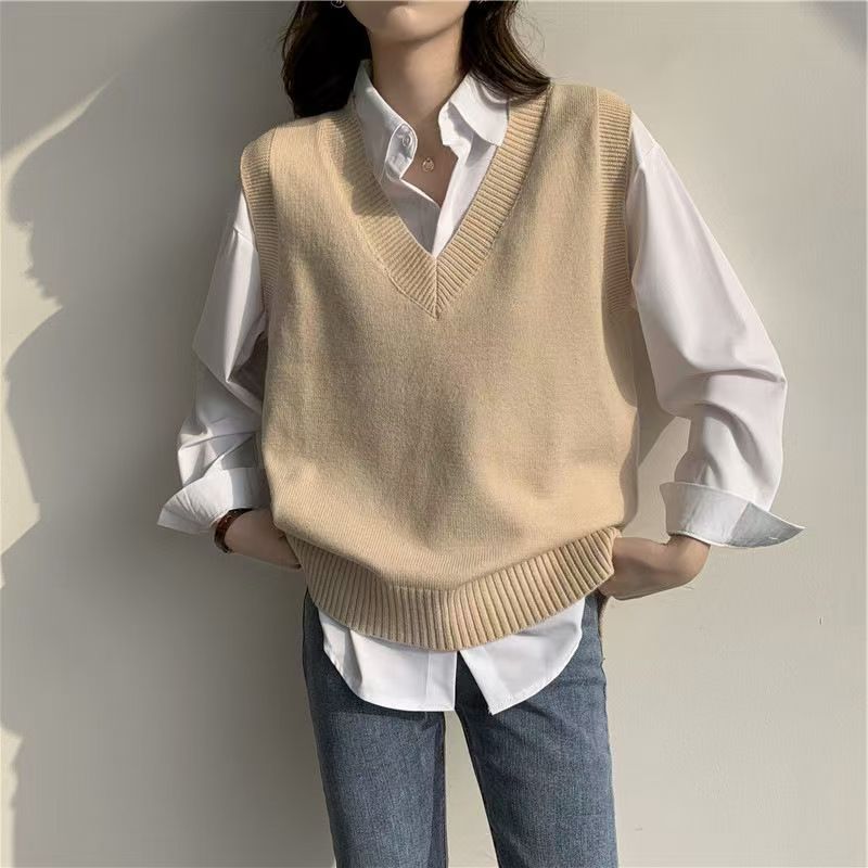 Fall Winter Sweater Vest Women - đánh giá và giá Korean Street Fashion Female