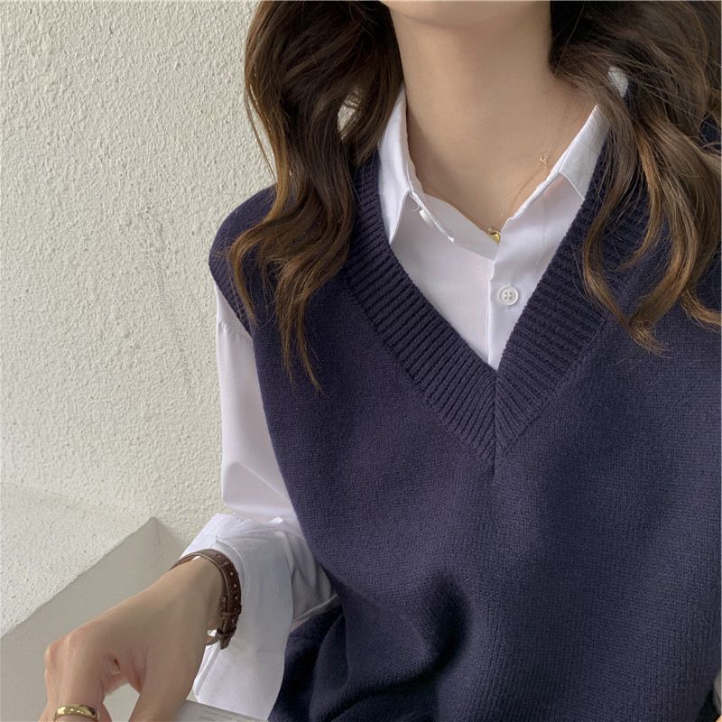 Fall Winter Sweater Vest Women - đánh giá và giá Korean Street Fashion Female