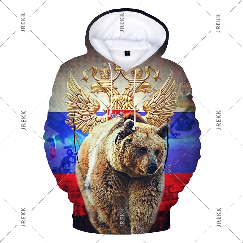 Russia Hoodie Men's Clothing F - đánh giá và giá Street Fashion Russia