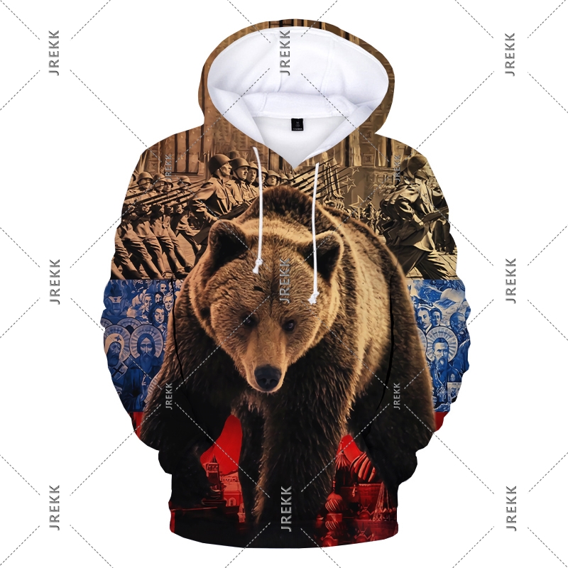 Russia Hoodie Men's Clothing F - đánh giá và giá Street Fashion Russia