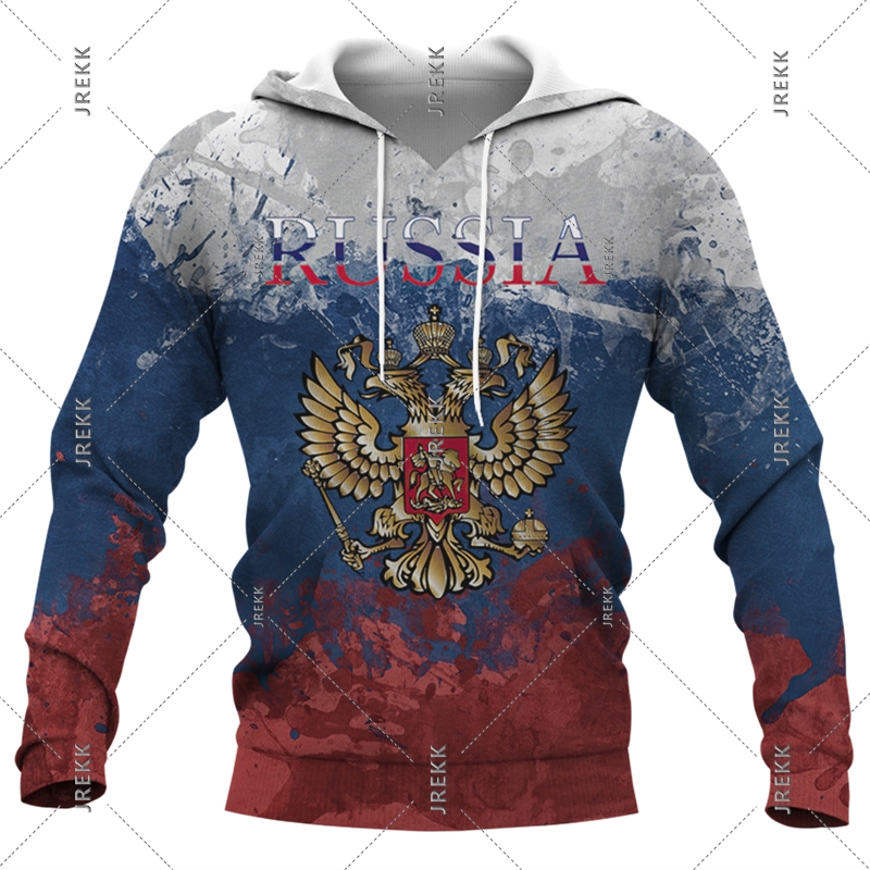 Russia Hoodie Men's Clothing F - đánh giá và giá Street Fashion Russia