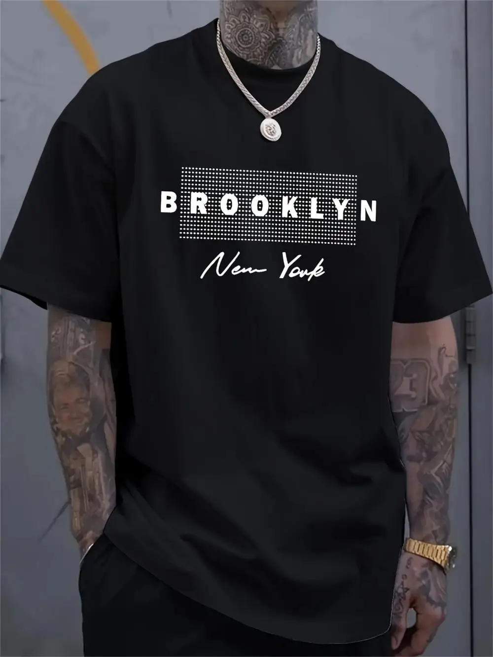 Men's New York Letter Printed  - đánh giá và giá Street Fashion Of New York
