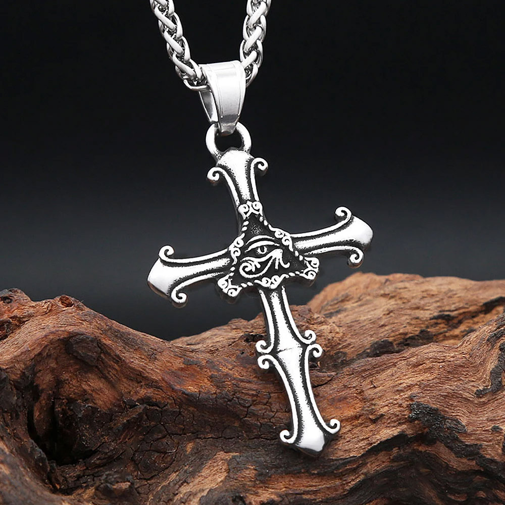 Gothic All Seeing Eye Cross Pe - đánh giá và giá Street Fashion Egypt