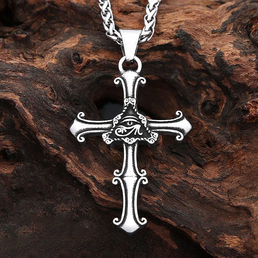 Gothic All Seeing Eye Cross Pe - đánh giá và giá Street Fashion Egypt