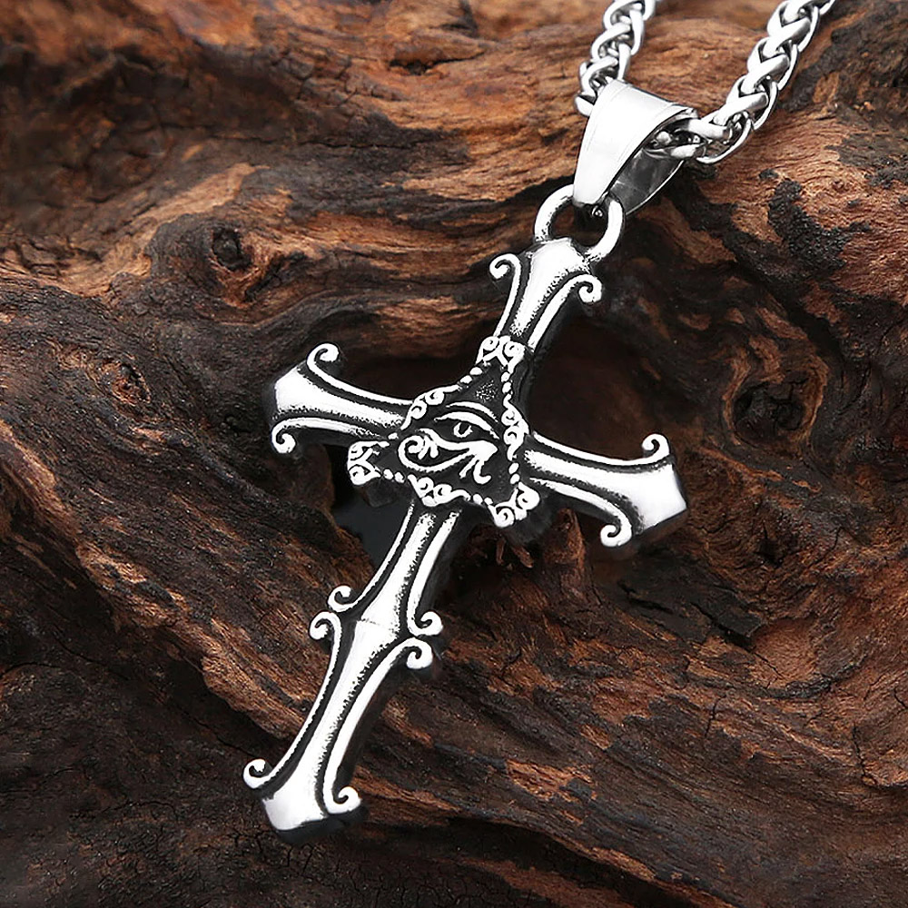 Gothic All Seeing Eye Cross Pe - đánh giá và giá Street Fashion Egypt