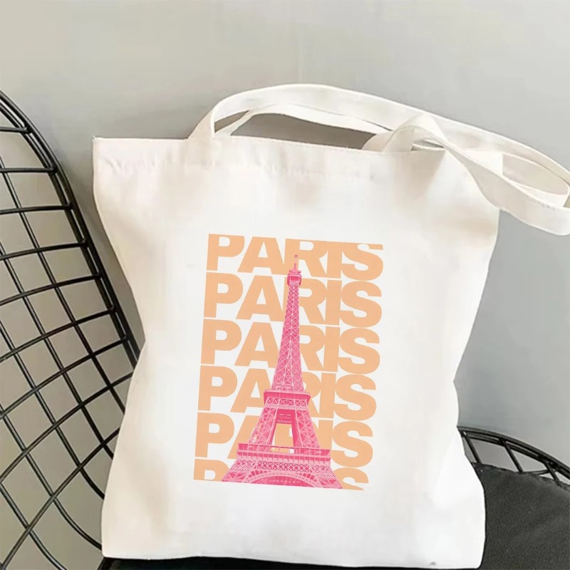 Chicago London Eiffel Tower Gr - đánh giá và giá Tote Bag Canvas Print