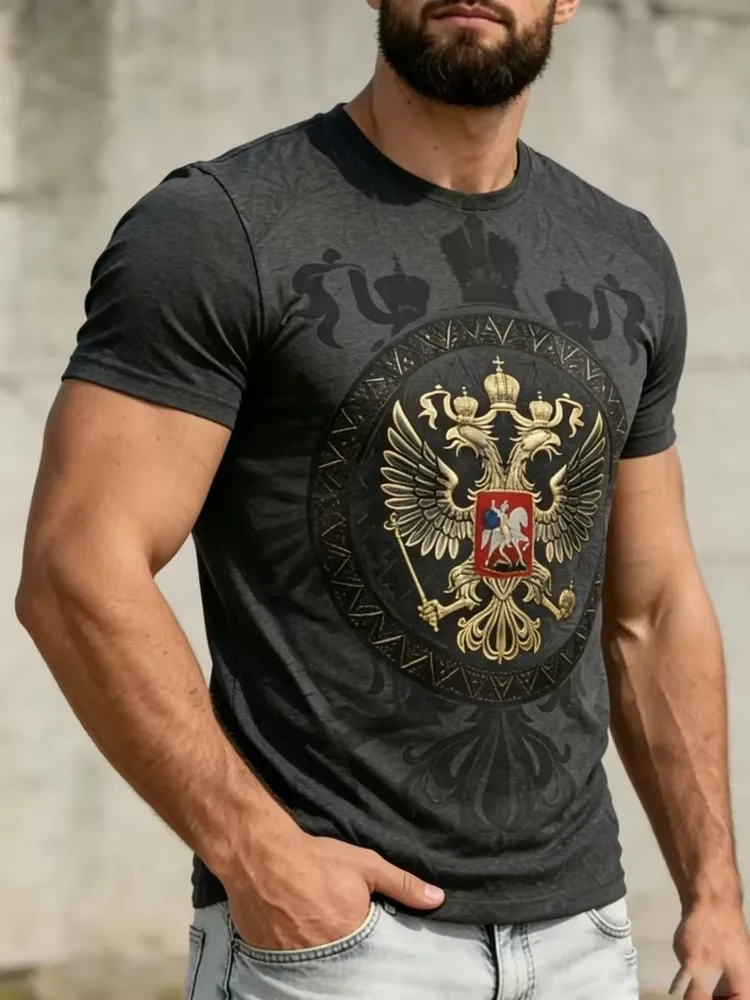 Russia Flag 3d Print T-shirt F - đánh giá và giá Street Fashion Russia