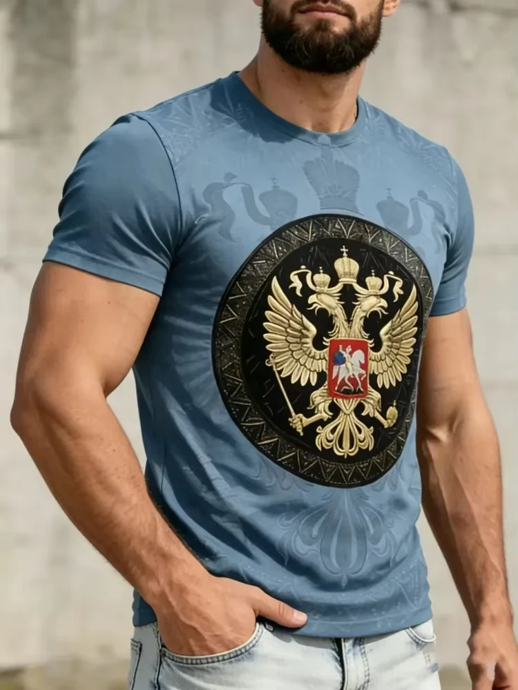 Russia Flag 3d Print T-shirt F - đánh giá và giá Street Fashion Russia