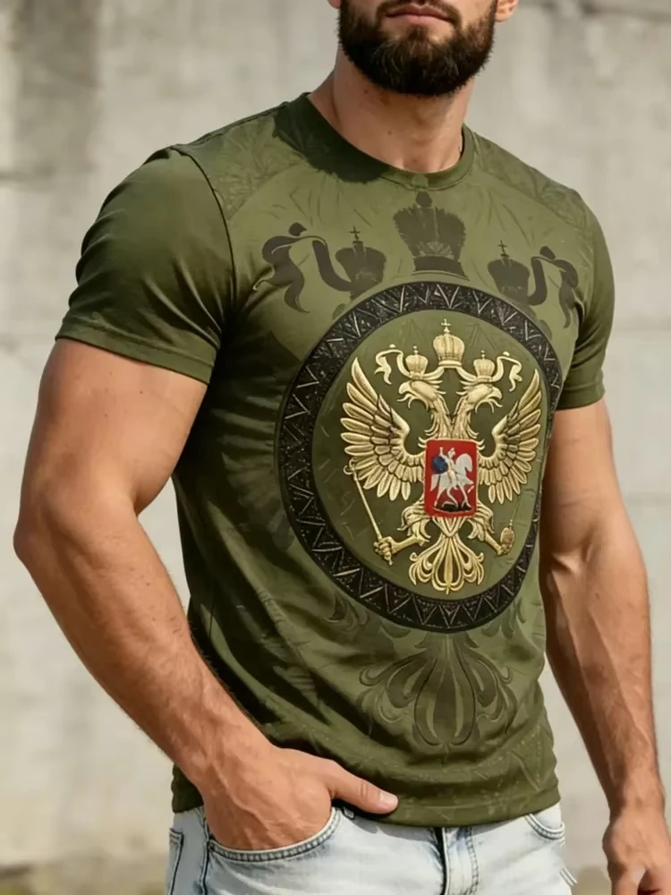 Russia Flag 3d Print T-shirt F - đánh giá và giá Street Fashion Russia