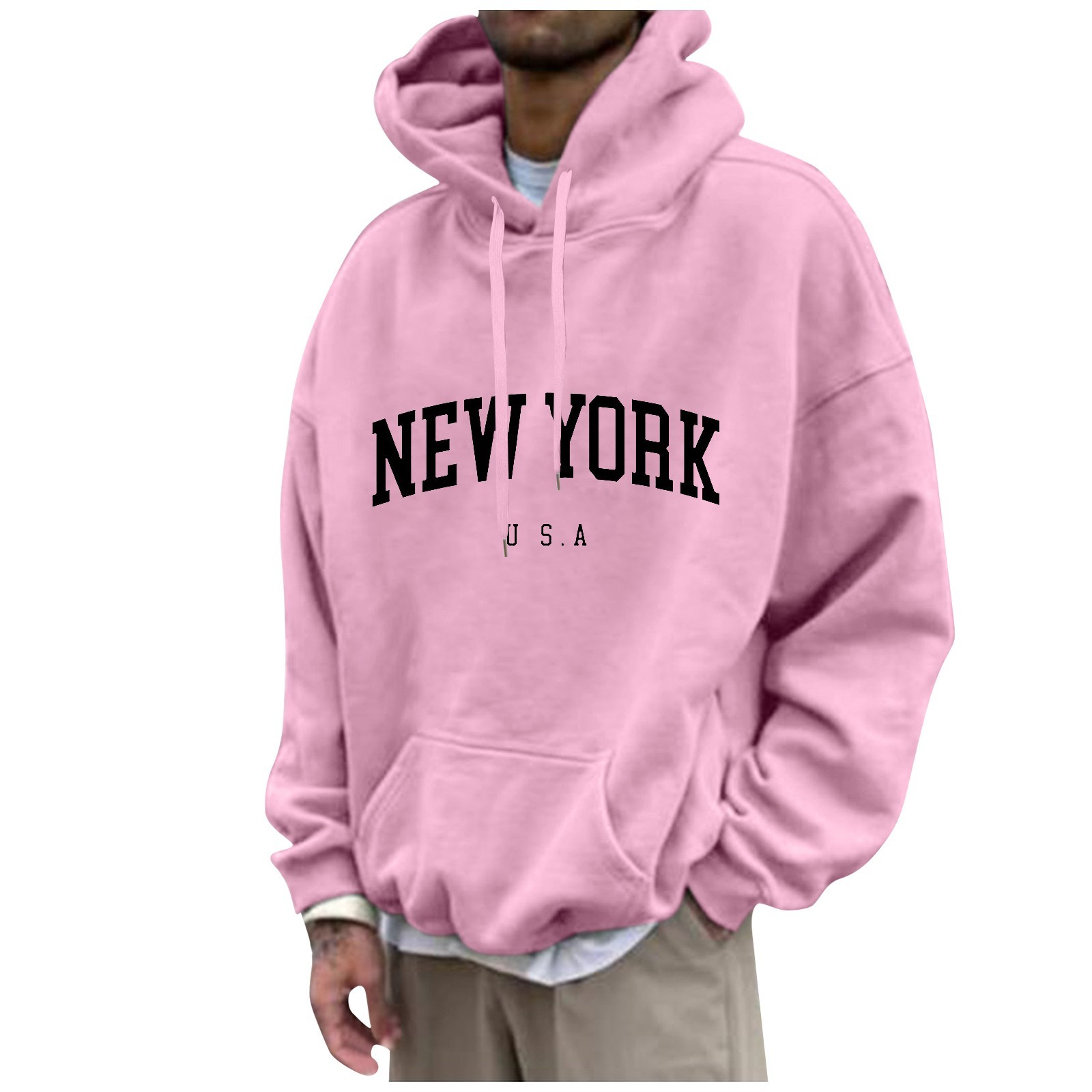 New York Print Mens Hoodies Fa - đánh giá và giá Street Fashion Of New York