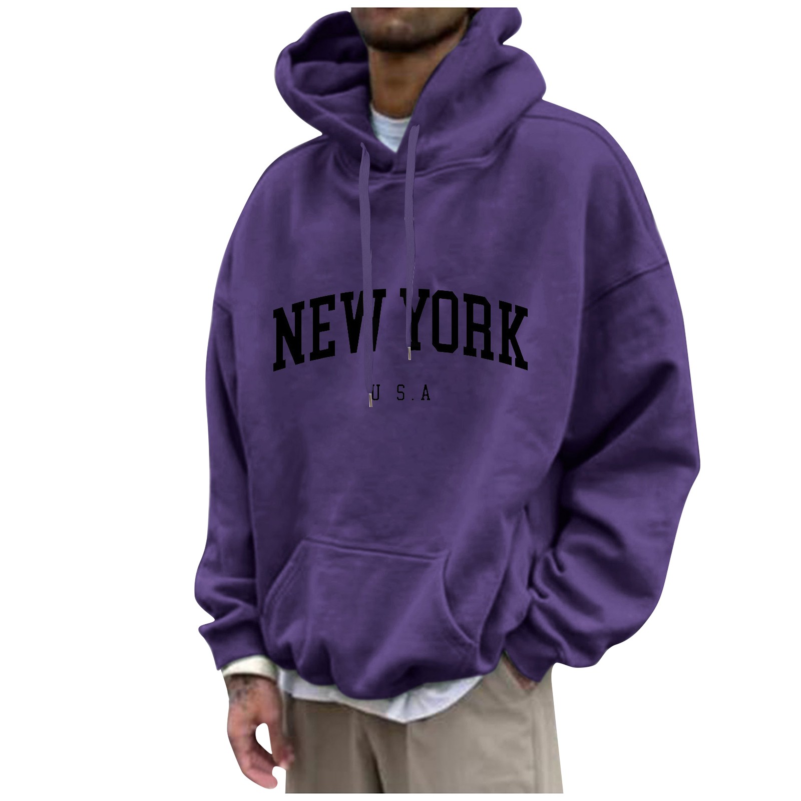 New York Print Mens Hoodies Fa - đánh giá và giá Street Fashion Of New York