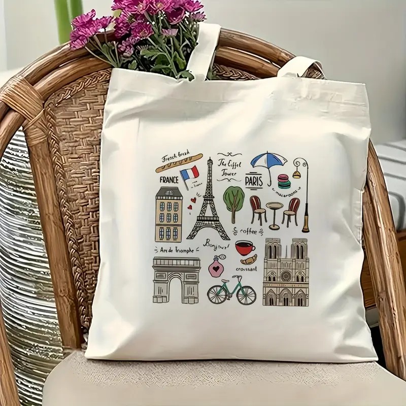 Paris Travel Tote Bag for Wome - đánh giá và giá Tote Bag Canvas Print