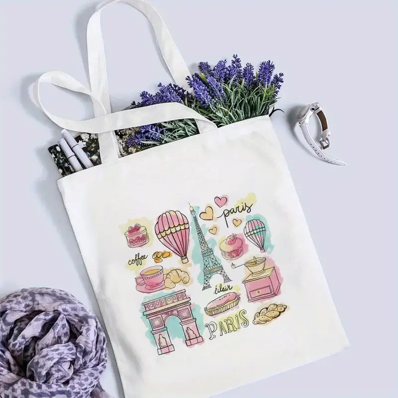 Paris Travel Tote Bag for Wome - đánh giá và giá Tote Bag Canvas Print