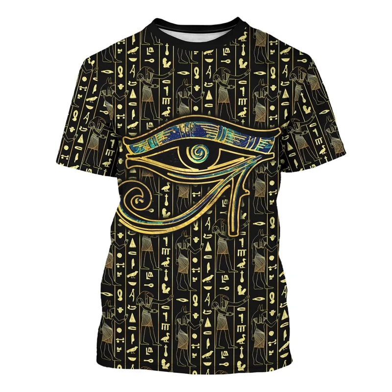 Summer 3D Print Ancient Egypt  - đánh giá và giá Street Fashion Egypt