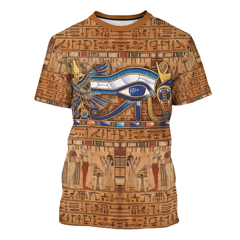 Summer 3D Print Ancient Egypt  - đánh giá và giá Street Fashion Egypt