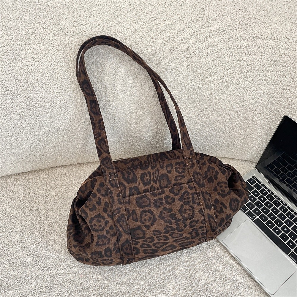 Fashion Suede Tote Bag Leopard - đánh giá và giá Tote Bag Canvas Print