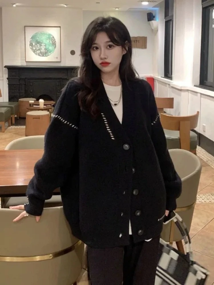 Spring Autumn Women Knit Sweat - đánh giá và giá Korean Street Fashion Female