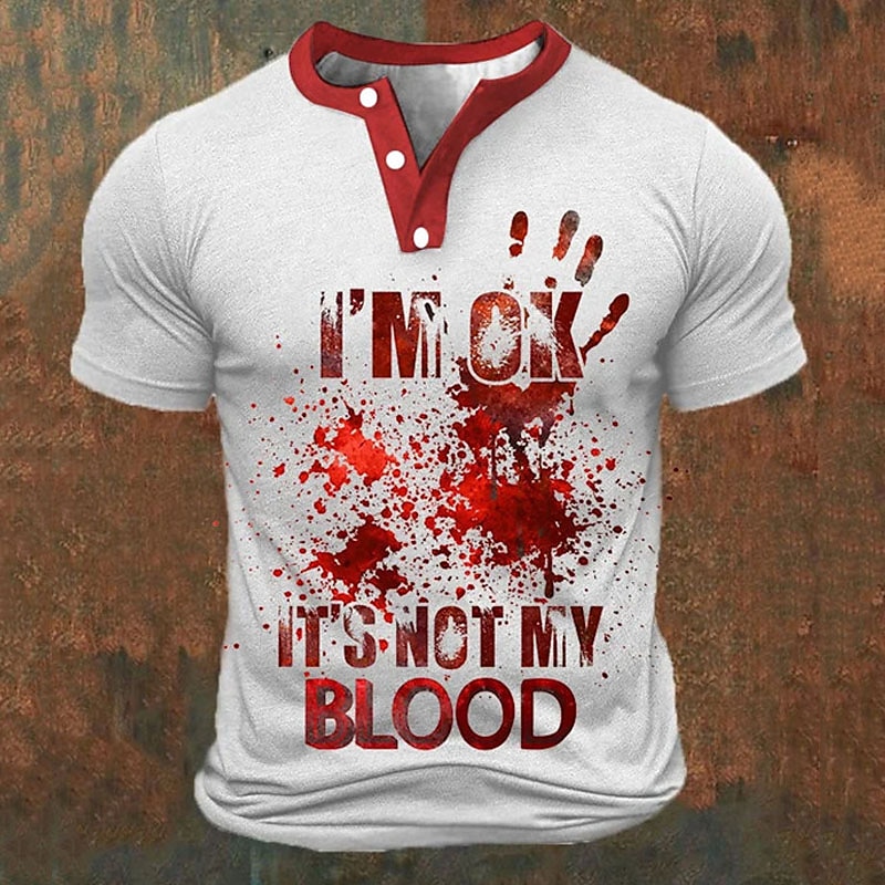 Funny 3D Letter Print Men's He - đánh giá và giá Street Summer Fashion