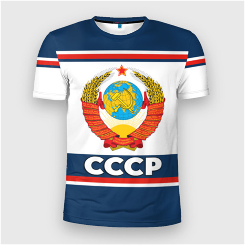 Fashion Russia Flag Badge T-sh - đánh giá và giá Street Fashion Russia