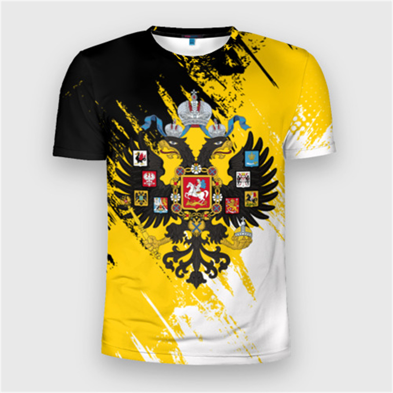 Fashion Russia Flag Badge T-sh - đánh giá và giá Street Fashion Russia