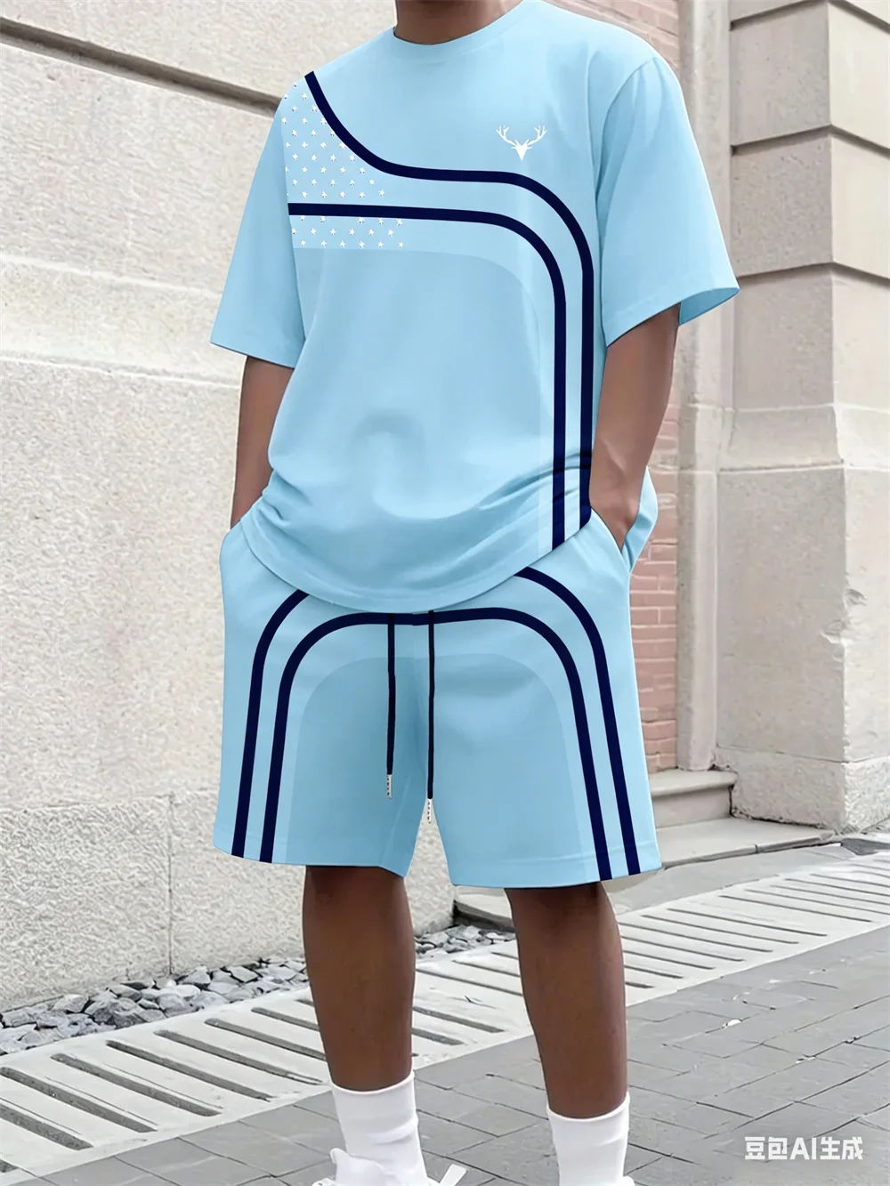 Fashion Summer Men's Stripe Pr - đánh giá và giá Street Summer Fashion