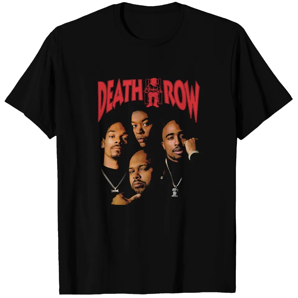 Black Printed T-shirt Death Ro - đánh giá và giá Street Fashion Vibes