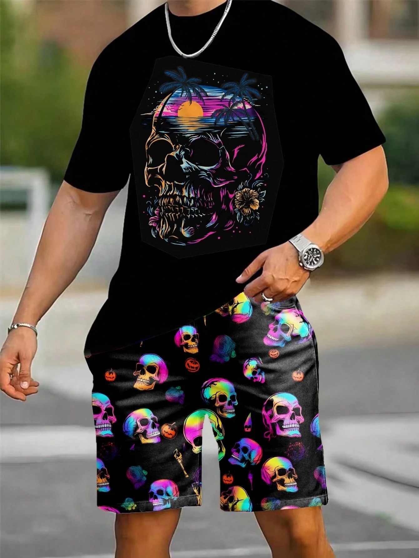 2026 Summer New Men's Short-Sl - đánh giá và giá Street Summer Fashion