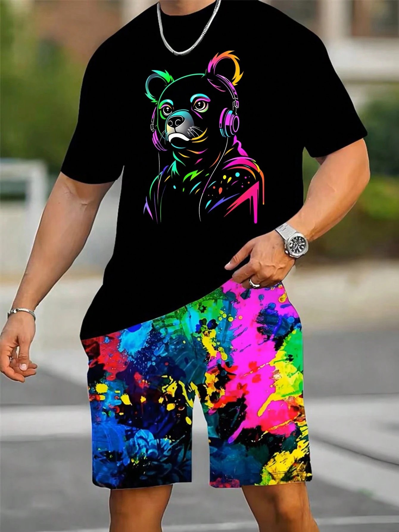 2026 Summer New Men's Short-Sl - đánh giá và giá Street Summer Fashion