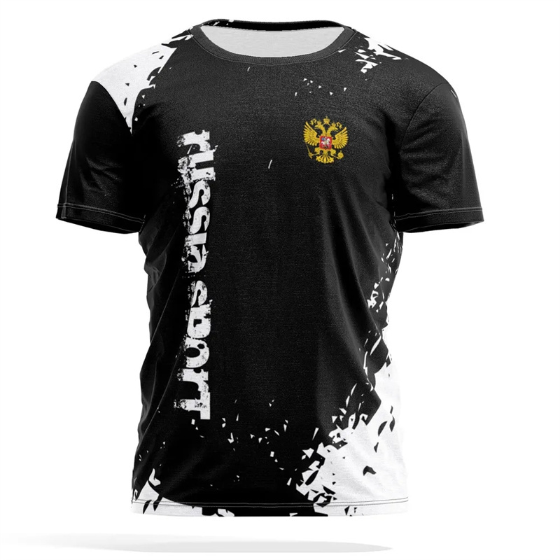 Russian National Emblem Print  - đánh giá và giá Street Fashion Russia