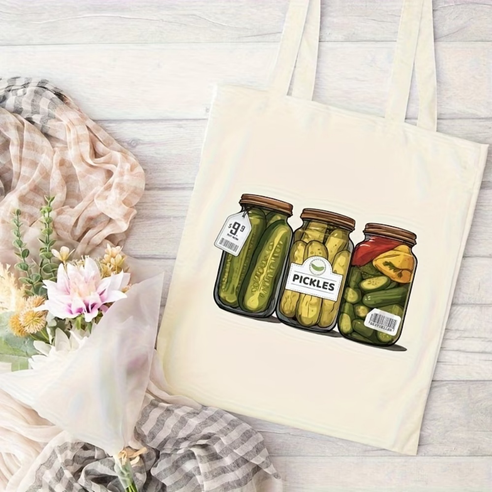 1 Large Capacity Durable Canva - đánh giá và giá Tote Bag Canvas Print