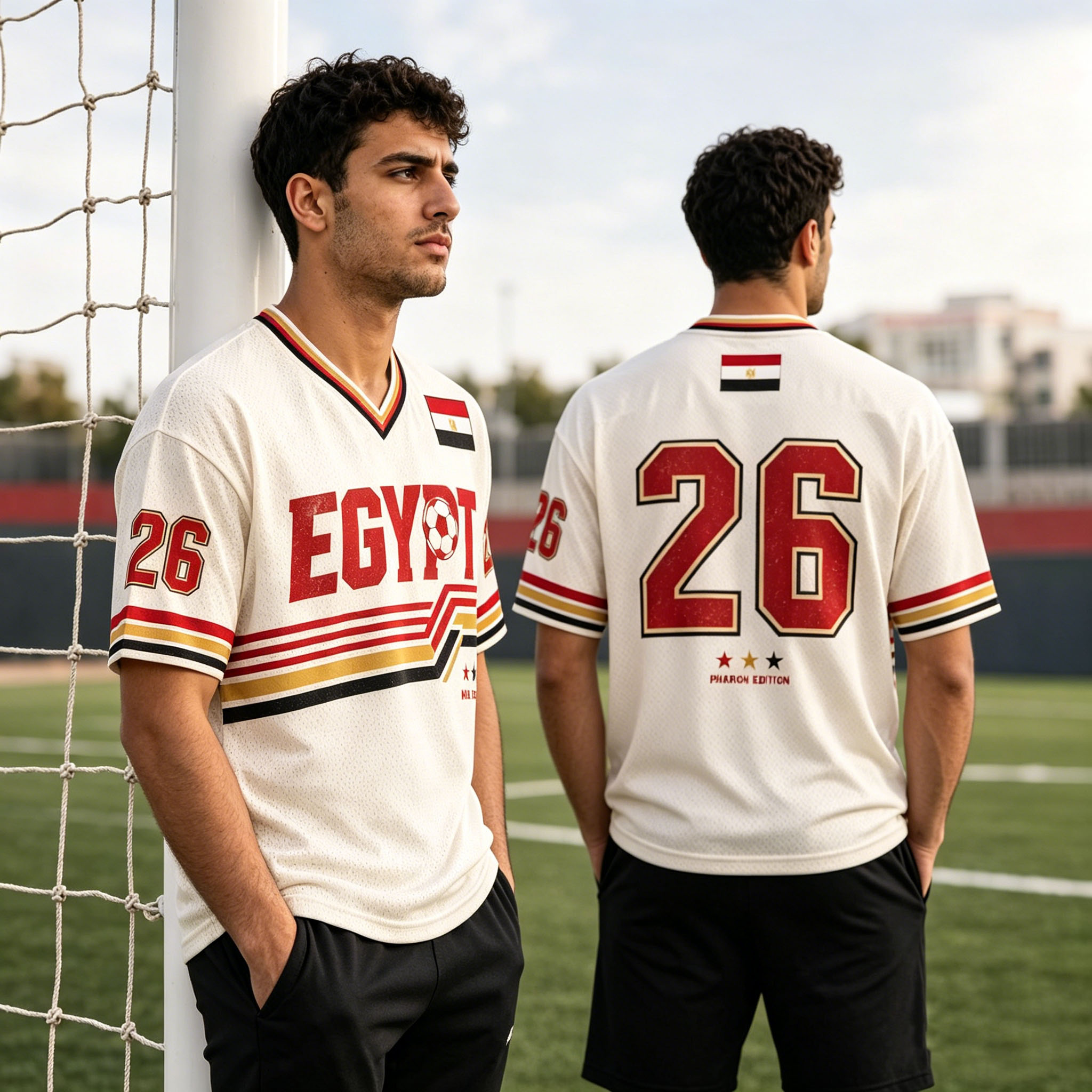 2026 Egypt jersey retro V-neck - đánh giá và giá Street Fashion Egypt