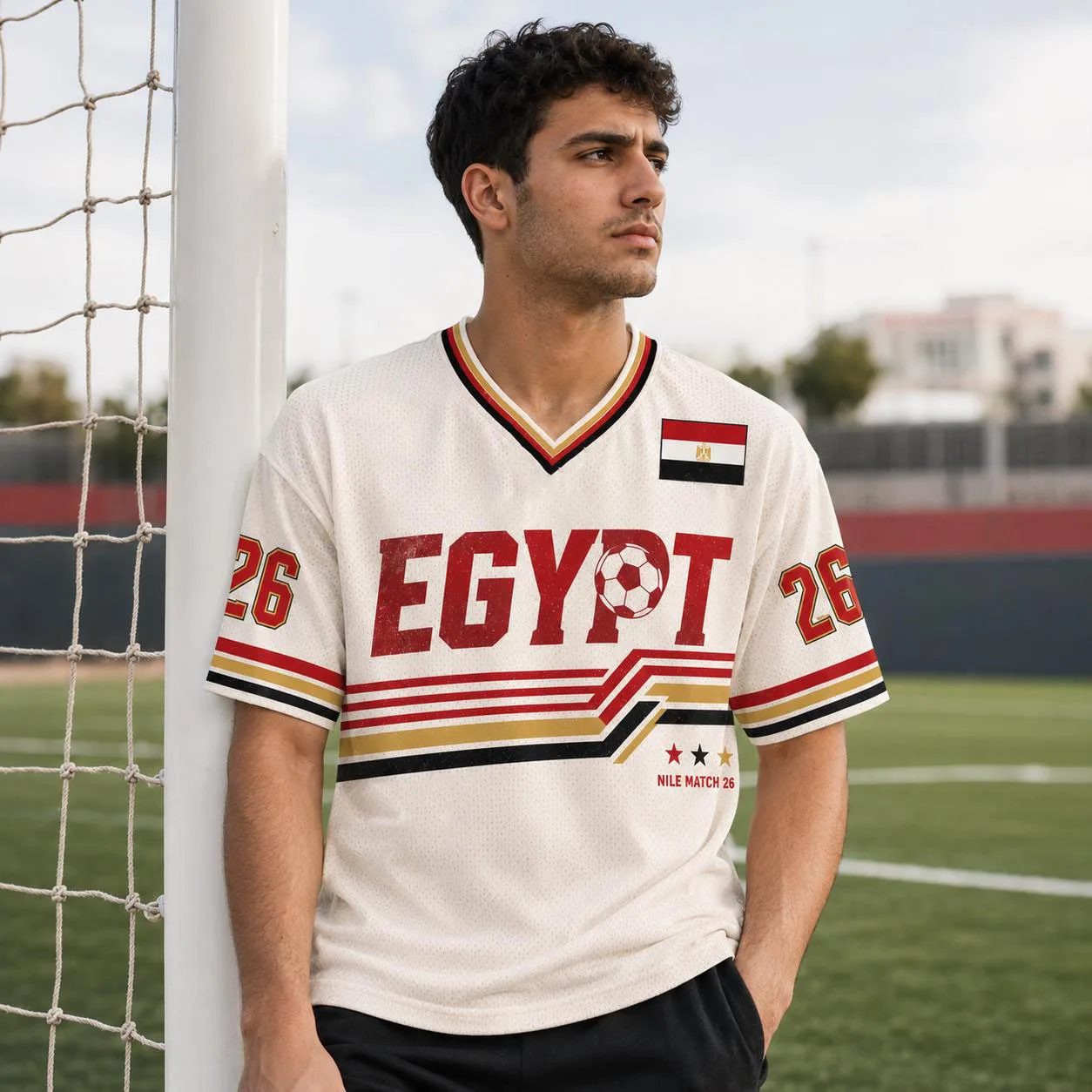 2026 Egypt jersey retro V-neck - đánh giá và giá Street Fashion Egypt